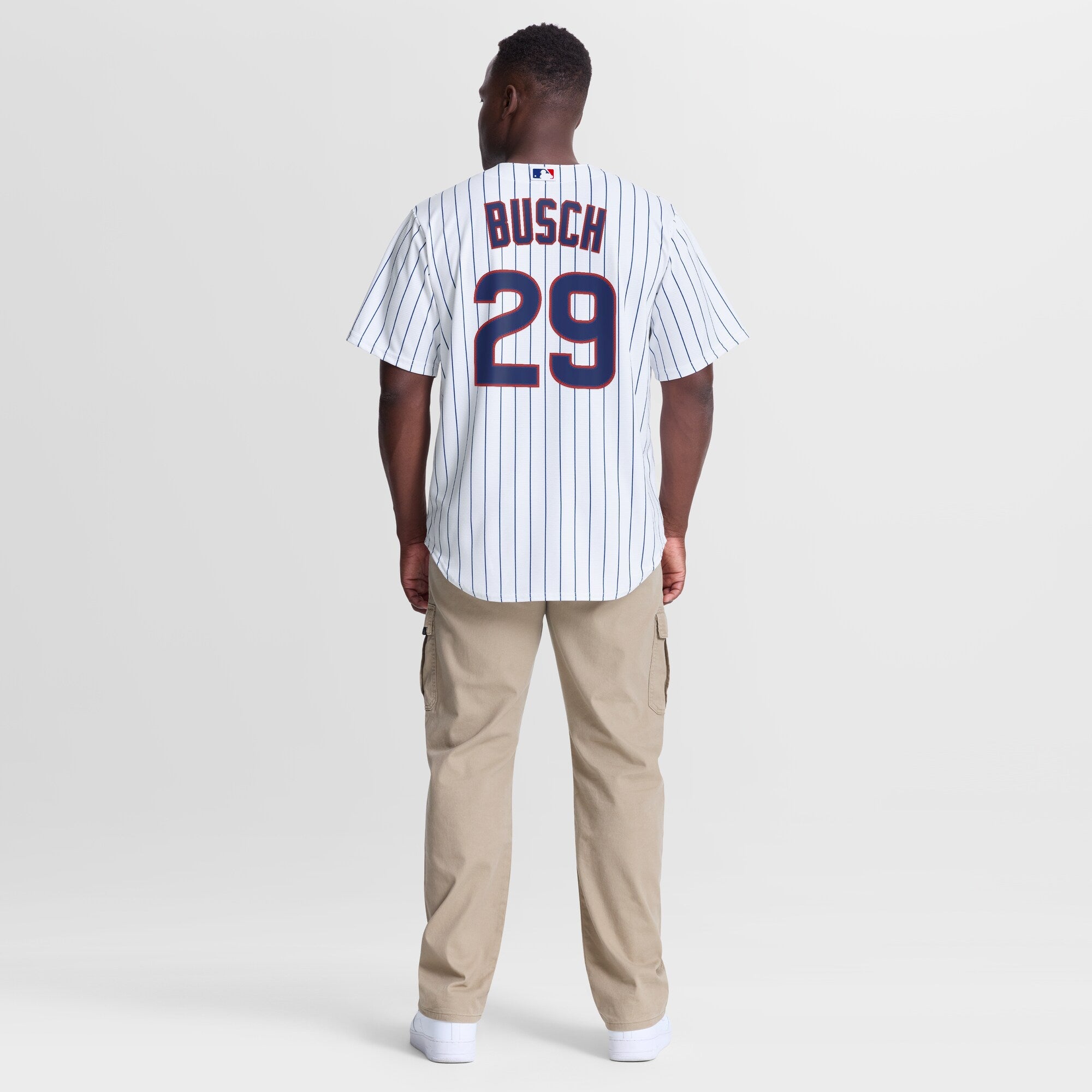 Chicago Cubs Michael Busch Nike White Home Replica Jersey