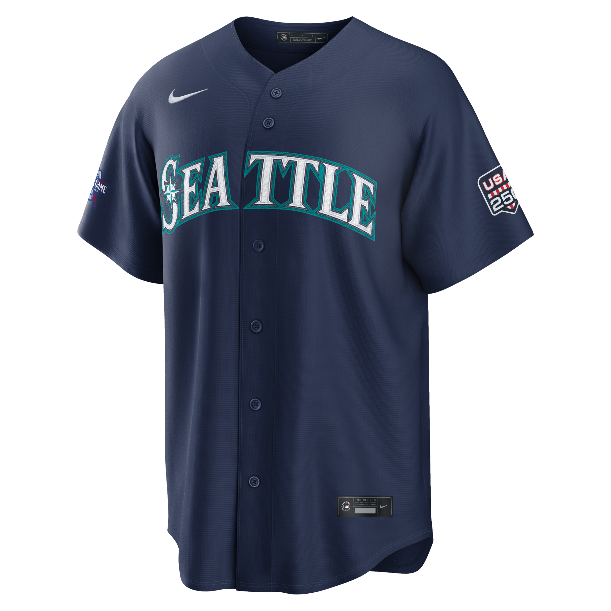 2026 All-Star Game Seattle Mariners Randy Arozarena Nike Navy Replica Jersey