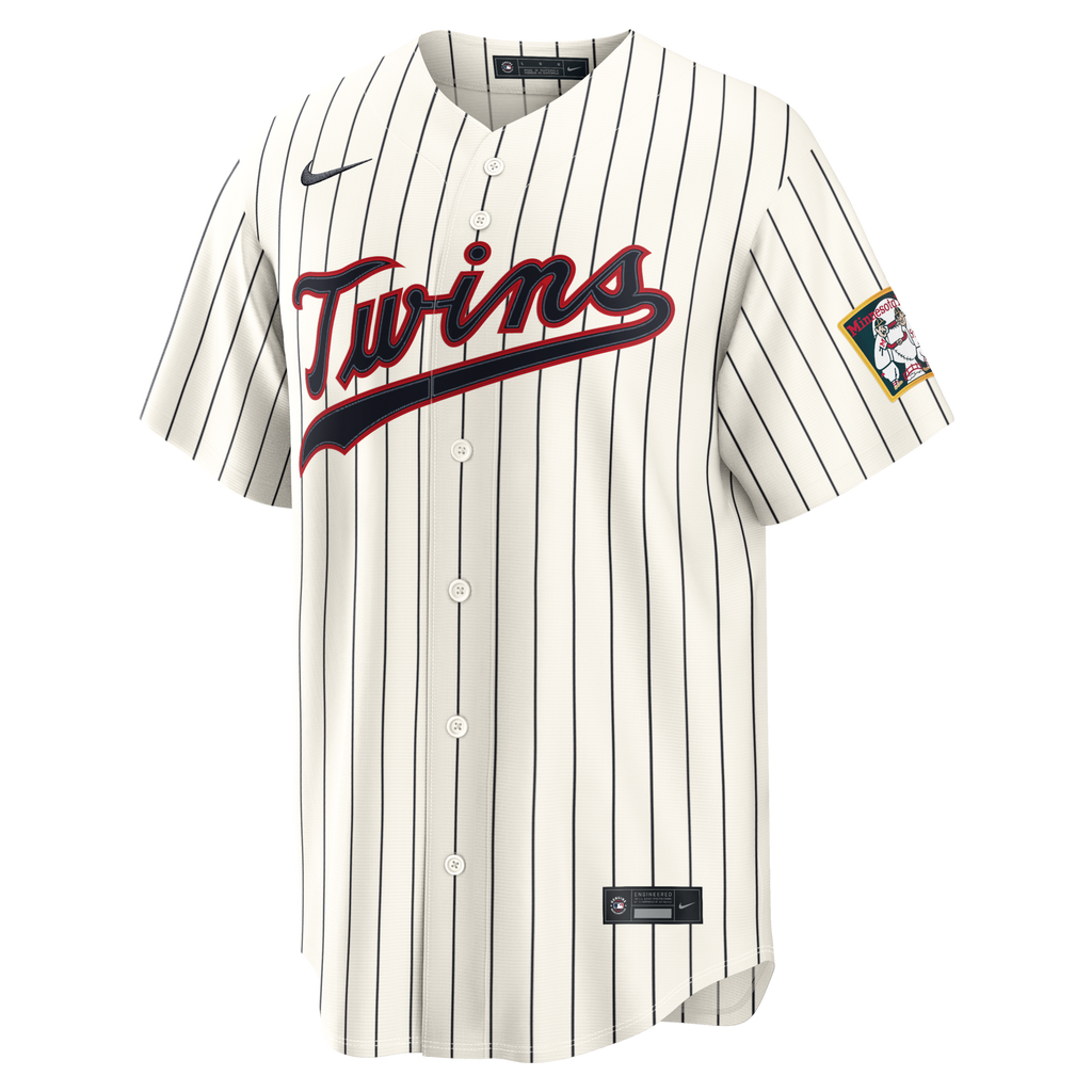 Minnesota Twins Byron Buxton Nike Cream 2026 Field of Dreams Stadium Jersey