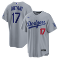 Los Angeles Dodgers Shohei Ohtani Nike Gray Road Stadium Jersey