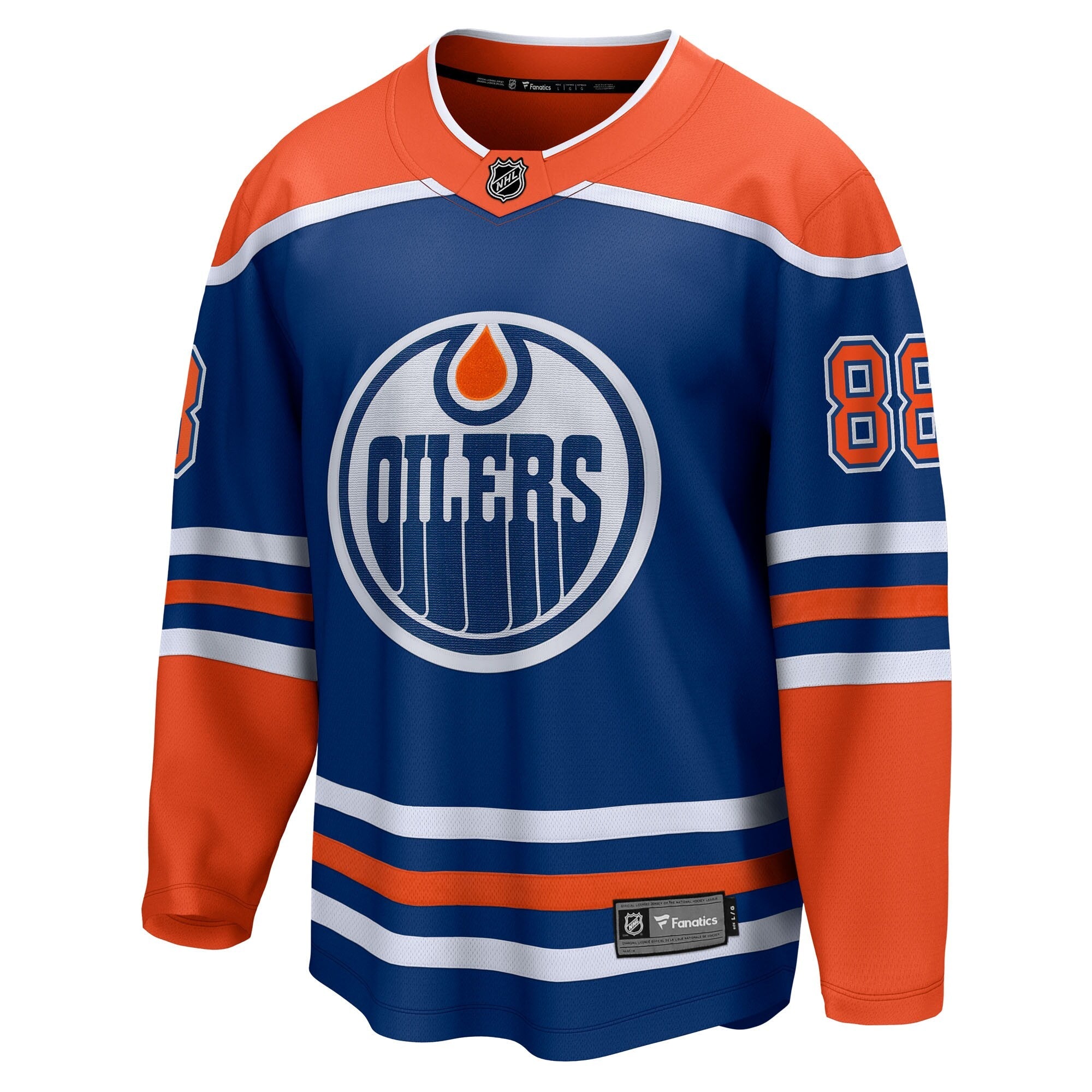 Edmonton Oilers Andrew Mangiapane Fanatics Royal Home Breakaway Jersey
