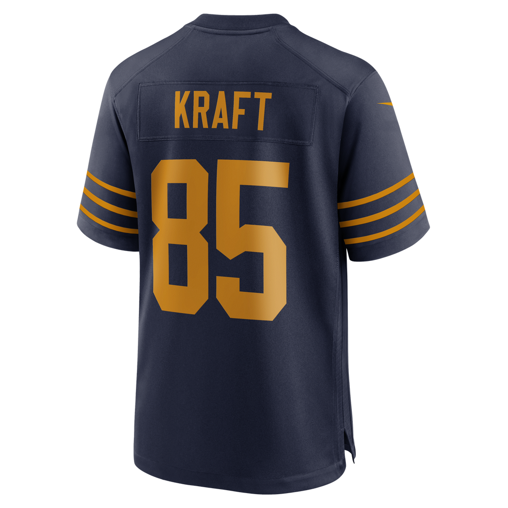 Green Bay Packers Tucker Kraft Nike Navy Alternate Game Jersey