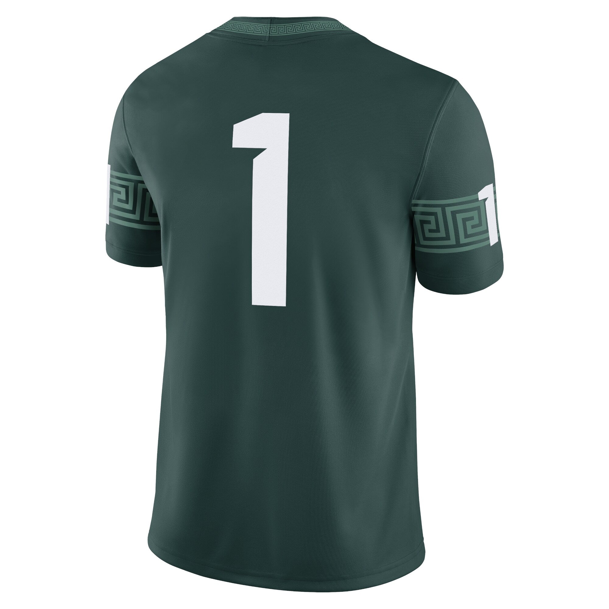 Nike #1 Green Michigan State Spartans Game Jersey