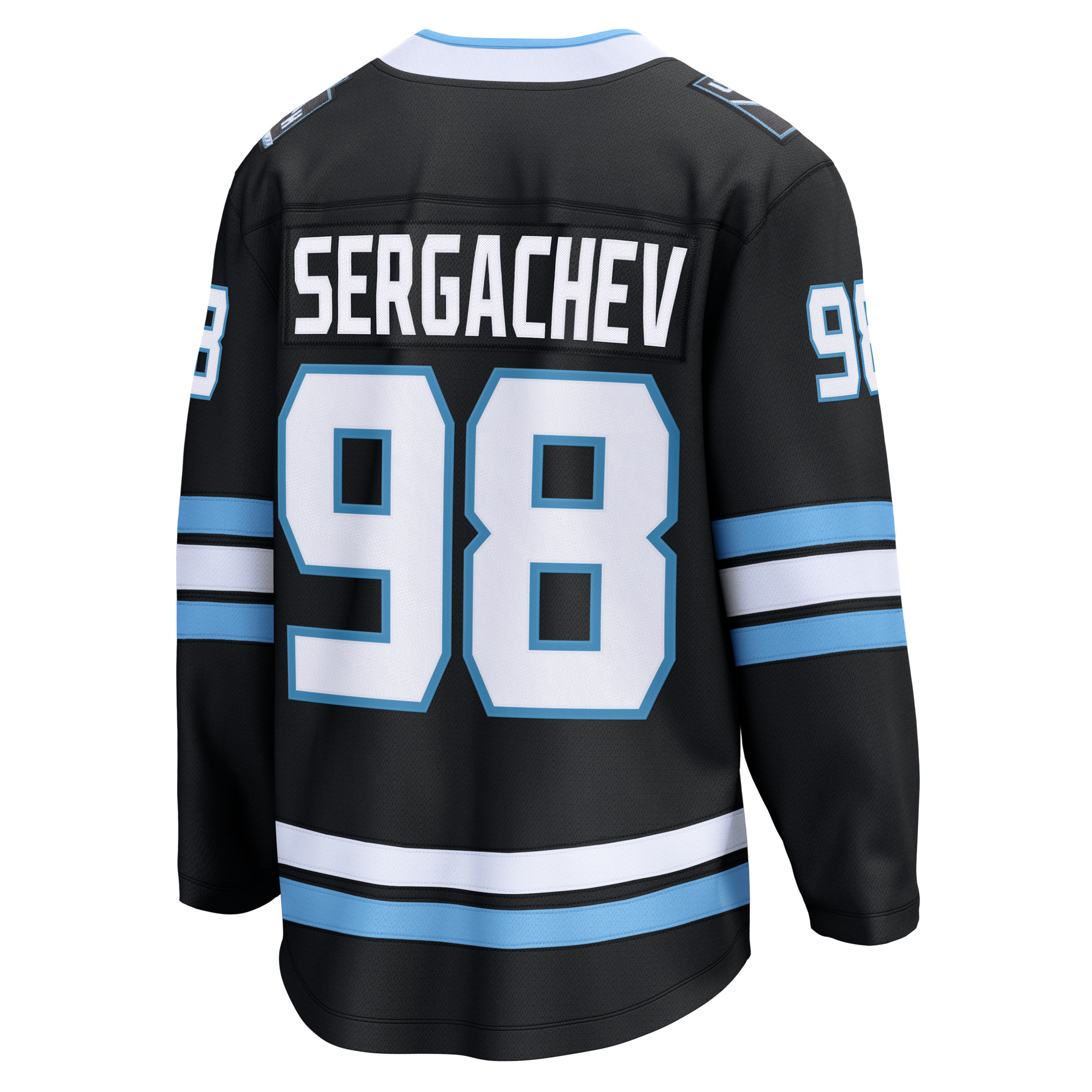 Utah Mammoth Mikhail Sergachev Fanatics Black Home Breakaway Player Jersey