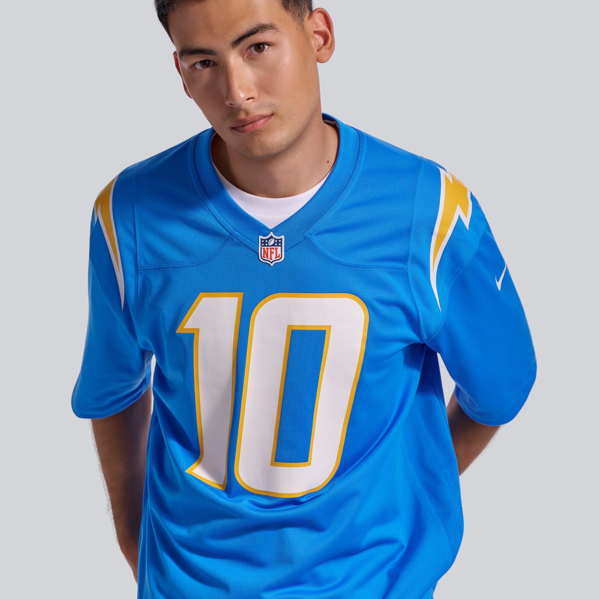 Los Angeles Chargers Justin Herbert Nike Powder Blue Player Game Jersey