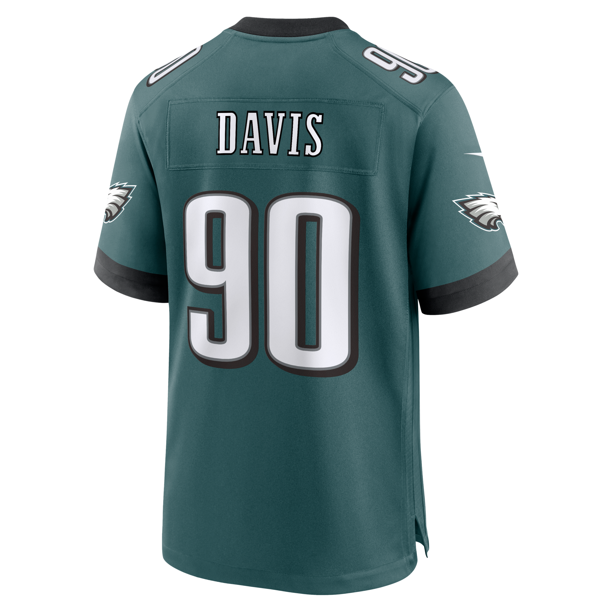 Philadelphia Eagles Jordan Davis Nike Midnight Green Team Game Jersey