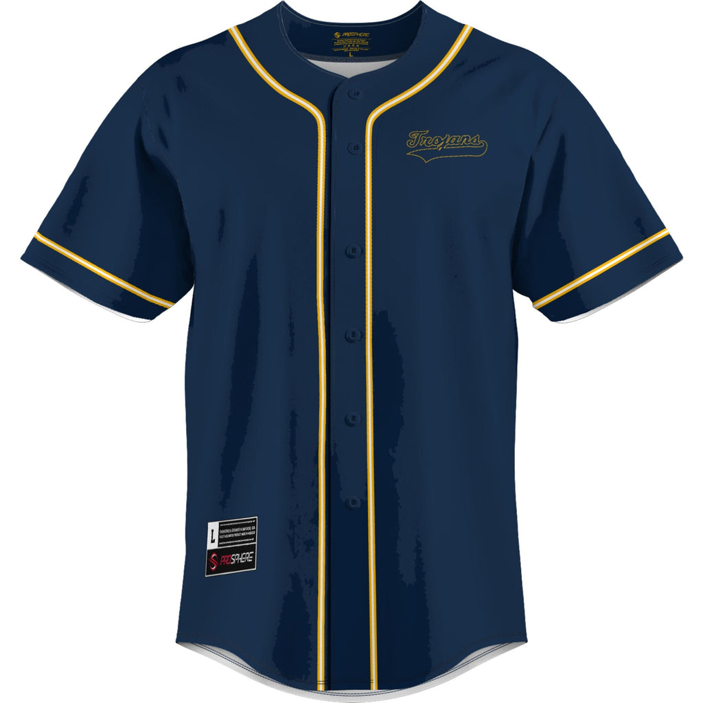 GameDay Greats Navy Central Alabama Community College Trojans Lightweight Baseball Jersey