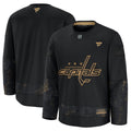 Washington Capitals Fanatics Black 2024 Military Appreciation Practice Jersey
