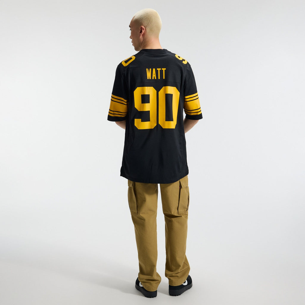 Pittsburgh Steelers T.J. Watt Nike Black Alternate Game Jersey