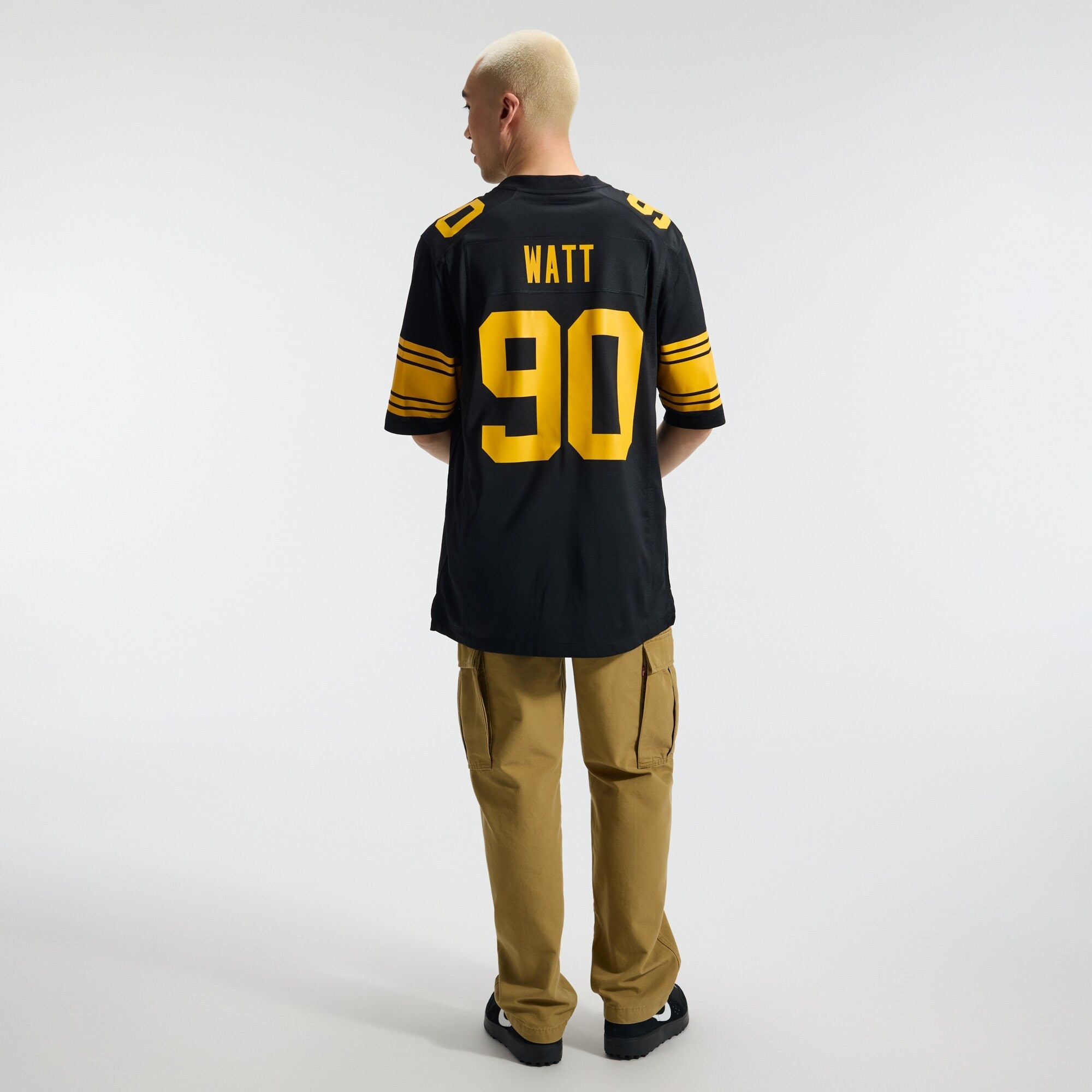 Pittsburgh Steelers T.J. Watt Nike Black Alternate Game Jersey