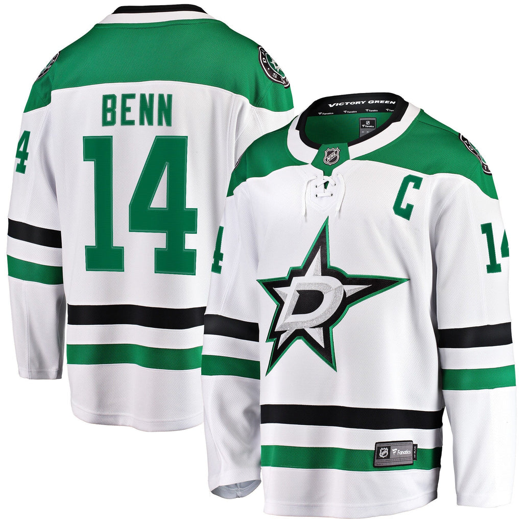 Dallas Stars Jamie Benn Fanatics White Breakaway Jersey