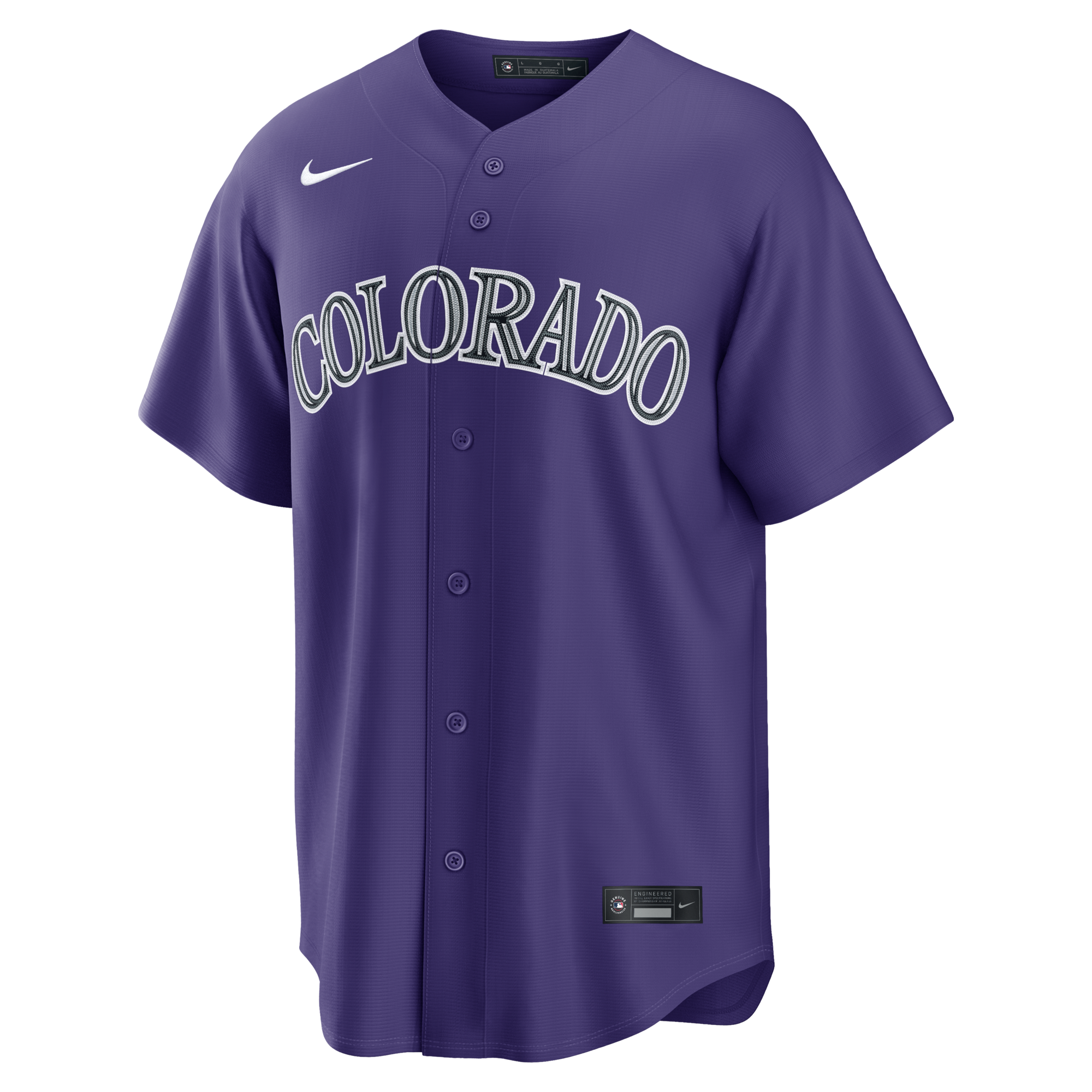 Colorado Rockies Kris Bryant Nike Purple Alternate Replica Jersey