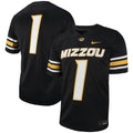 Nike #1 Black Missouri Tigers Untouchable Football Replica Jersey