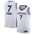 Memphis Grizzlies Nike Association Edition Swingman Jersey - White - Santi Aldama