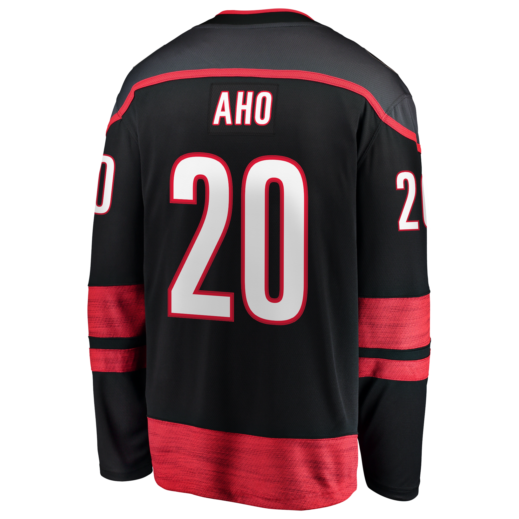 Carolina Hurricanes Sebastian Aho Fanatics Black 2026 Stanley Cup Champions Home Breakaway Jersey