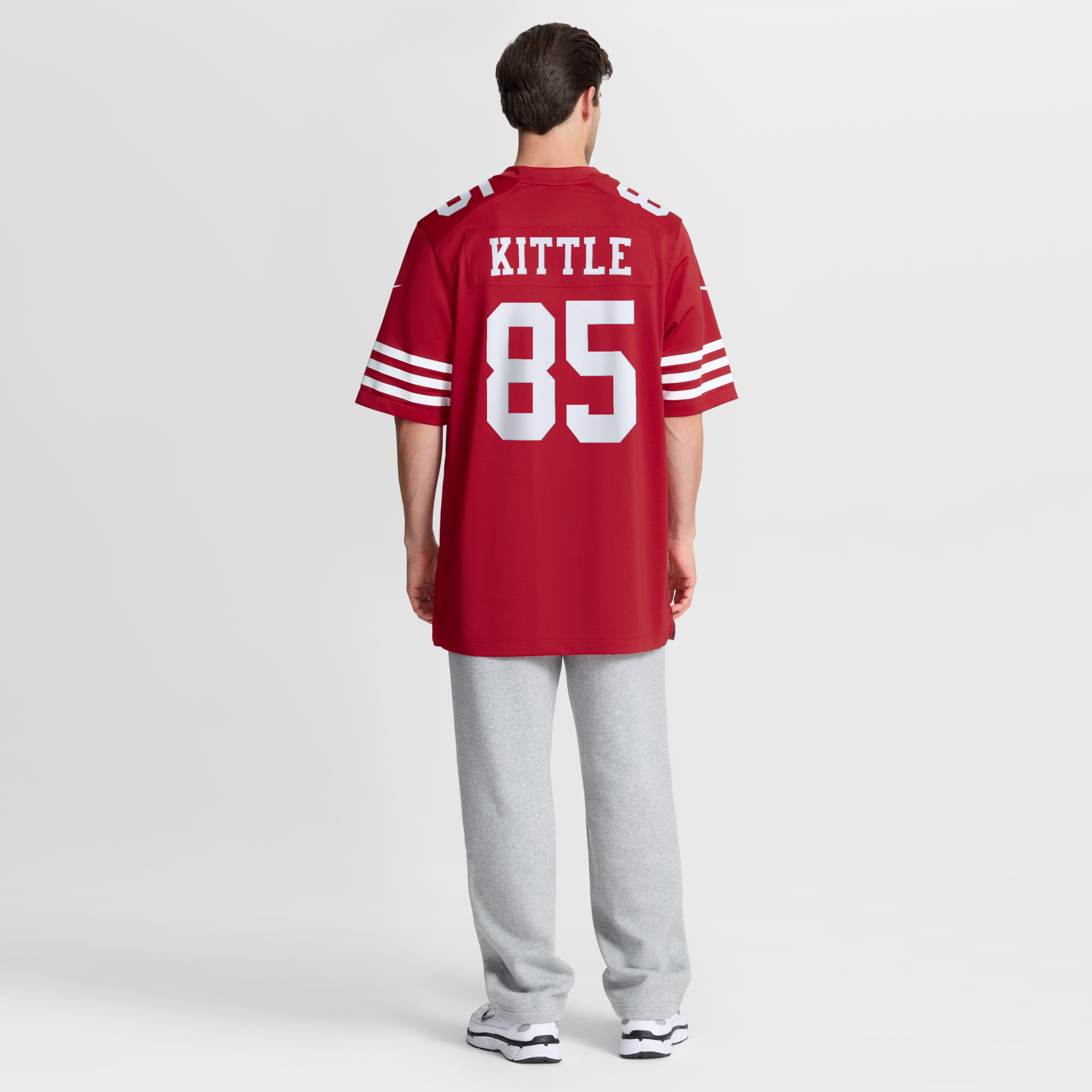 San Francisco 49ers George Kittle Nike Scarlet Team Game Jersey