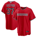 Cleveland Guardians Travis Bazzana Nike Red Alternate Replica Jersey