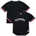 Mitchell & Ness Black Alabama Crimson Tide On The Clock Full-Button Fashion Jersey
