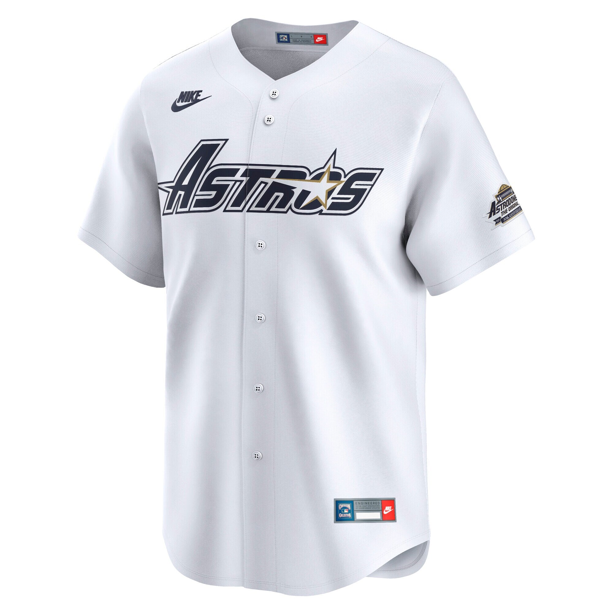 Houston Astros Craig Biggio Nike White Throwback Cooperstown Collection Limited Jersey