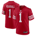 San Francisco 49ers Ricky Pearsall Nike Scarlet Team Game Jersey