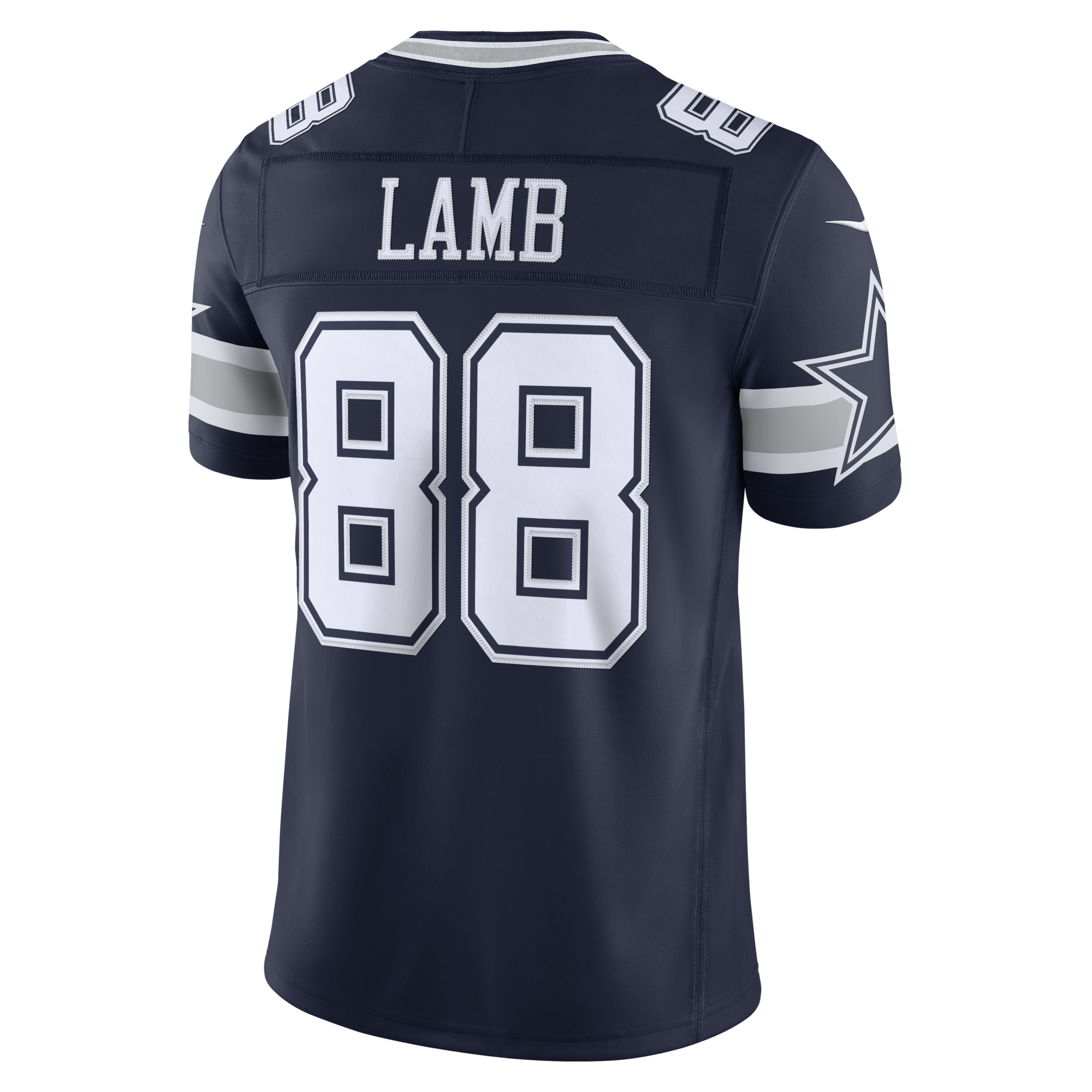 Dallas Cowboys CeeDee Lamb Nike Navy Team Vapor F.U.S.E. Stitched Limited Jersey