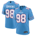 Tennessee Titans Jeffery Simmons Nike Light Blue Game Jersey