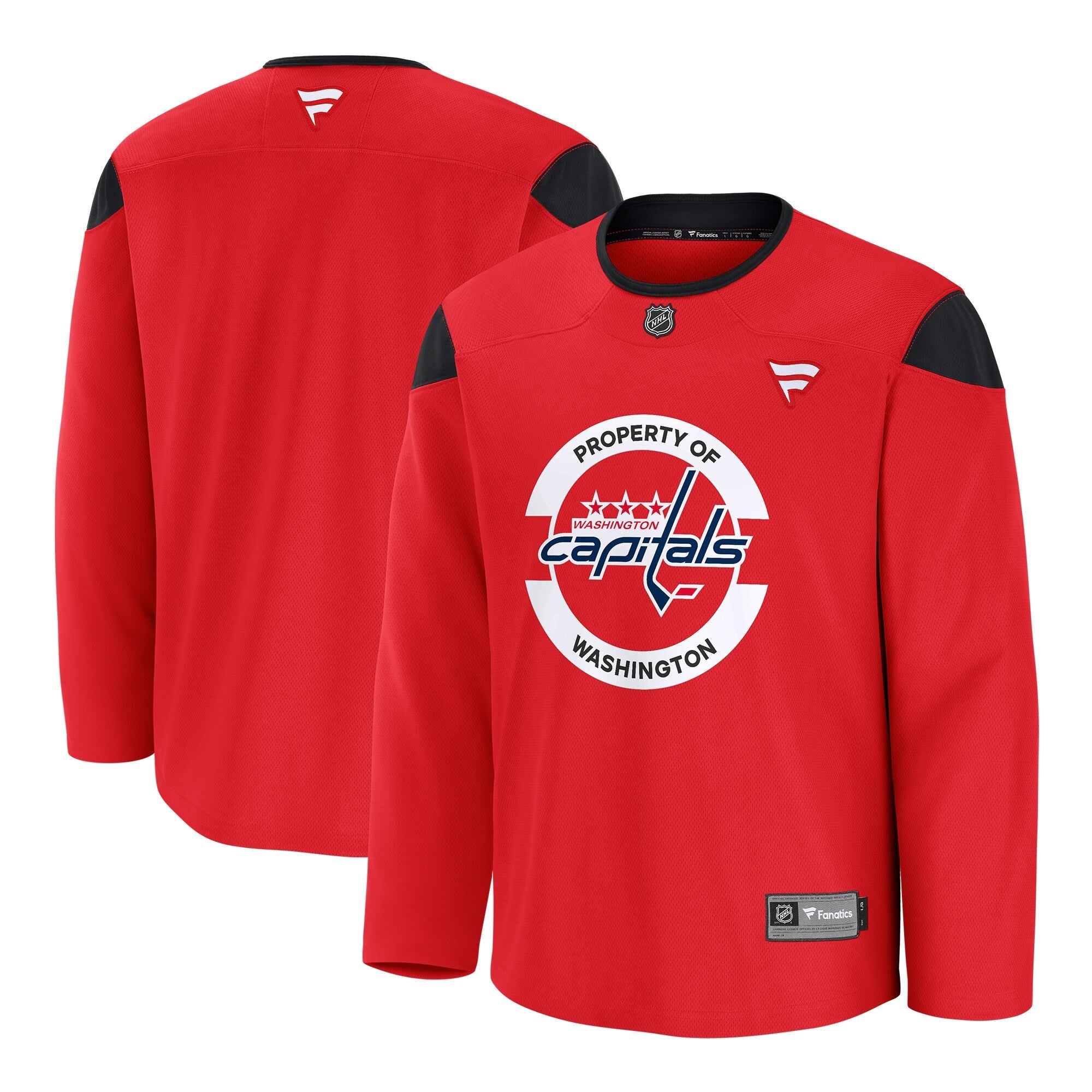 Washington Capitals Fanatics Red Practice Jersey