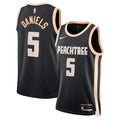 Atlanta Hawks Nike 2025/26 City Edition Swingman Jersey - Black - Dyson Daniels