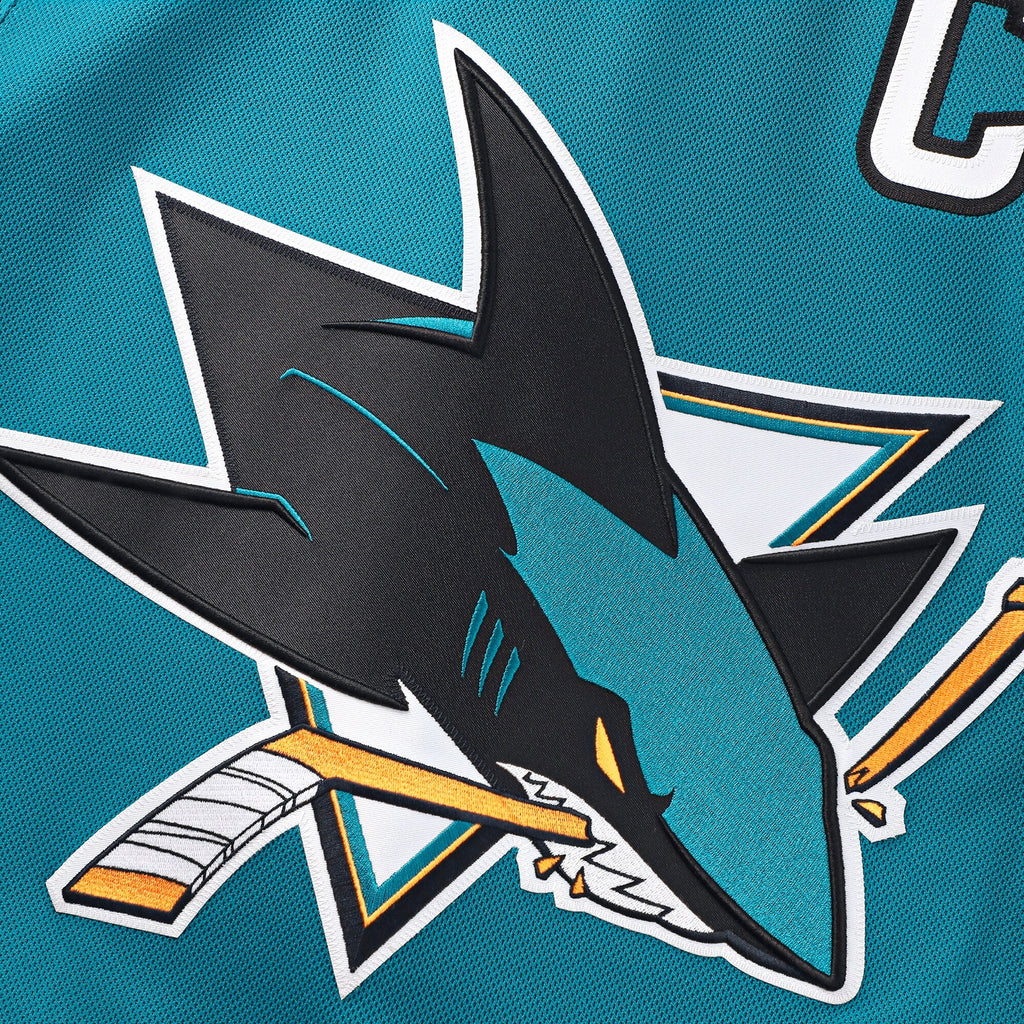 San Jose Sharks Fanatics Teal Home Premium Custom Jersey