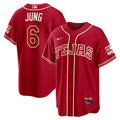 Texas Rangers Josh Jung Nike Red 2026 City Connect Stadium Jersey