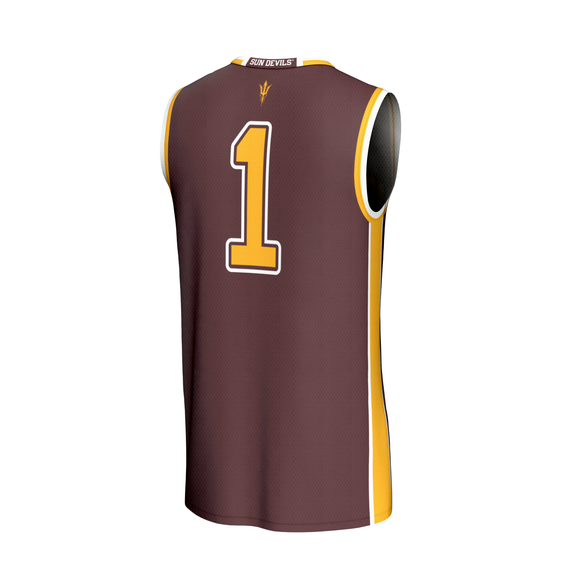 GameDay Greats Maroon #1 Arizona State Sun Devils Lightweight Collegiate Basketball Fashion Jersey