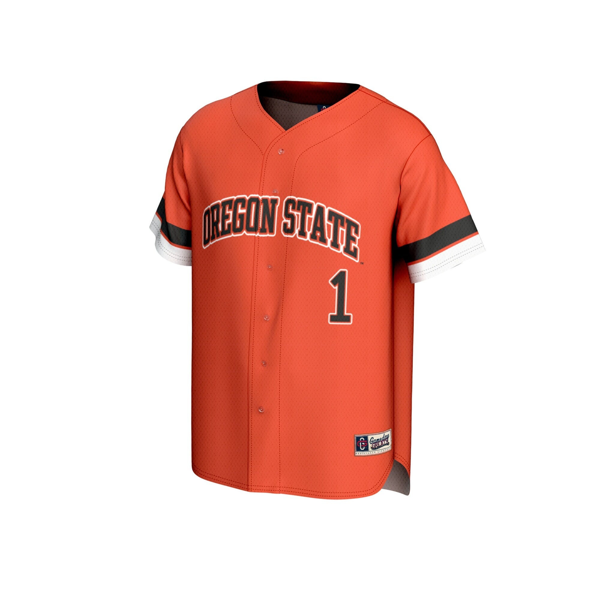 GameDay Greats #1 Orange Oregon State Beavers Collegiate Baseball Fashion Jersey