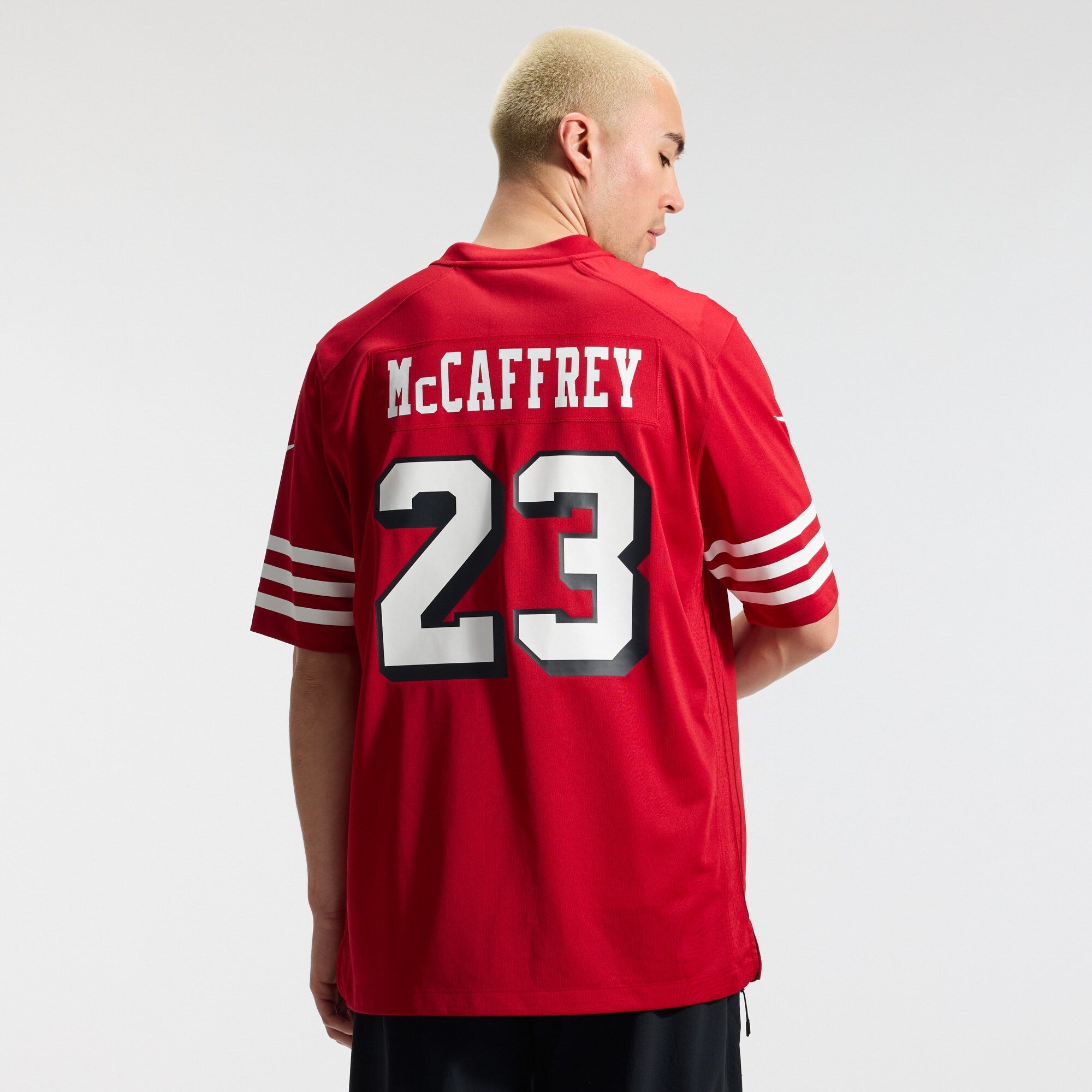 San Francisco 49ers Christian McCaffrey Nike Scarlet Alternate Game Player Jersey