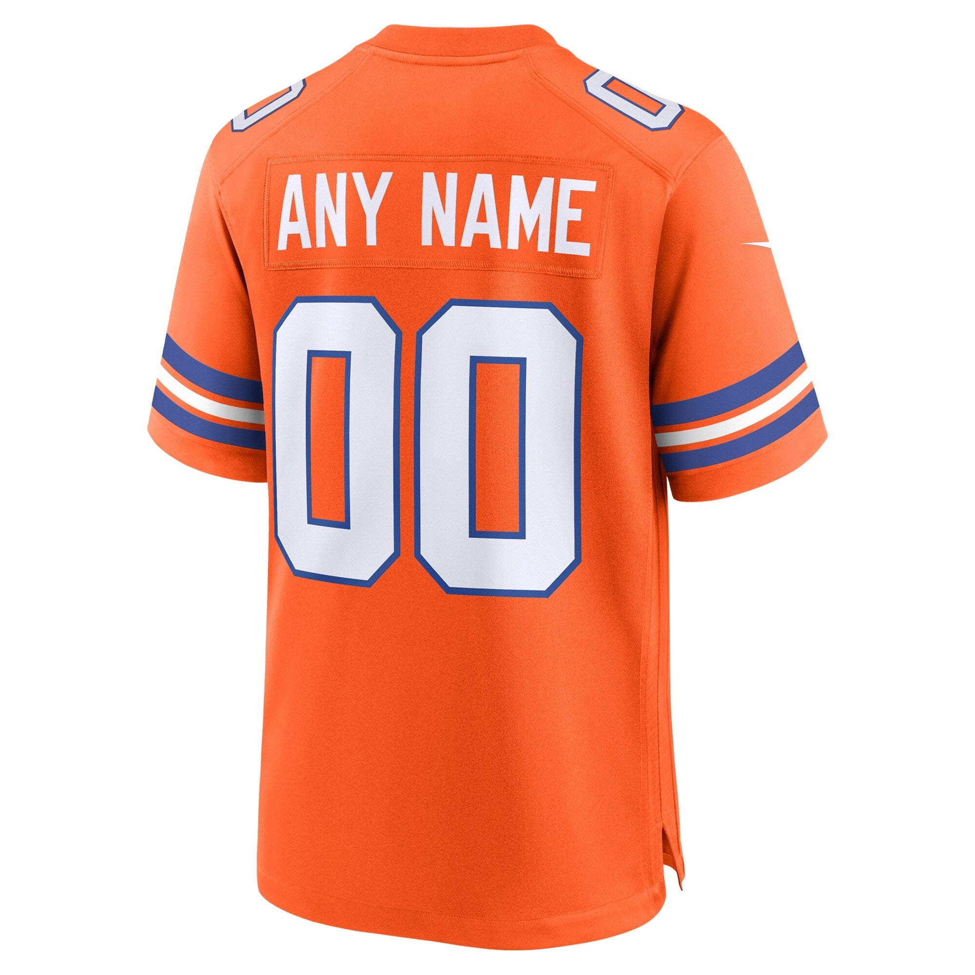 Denver Broncos Nike Orange Mile High Collection 1977 Throwback Custom Game Jersey