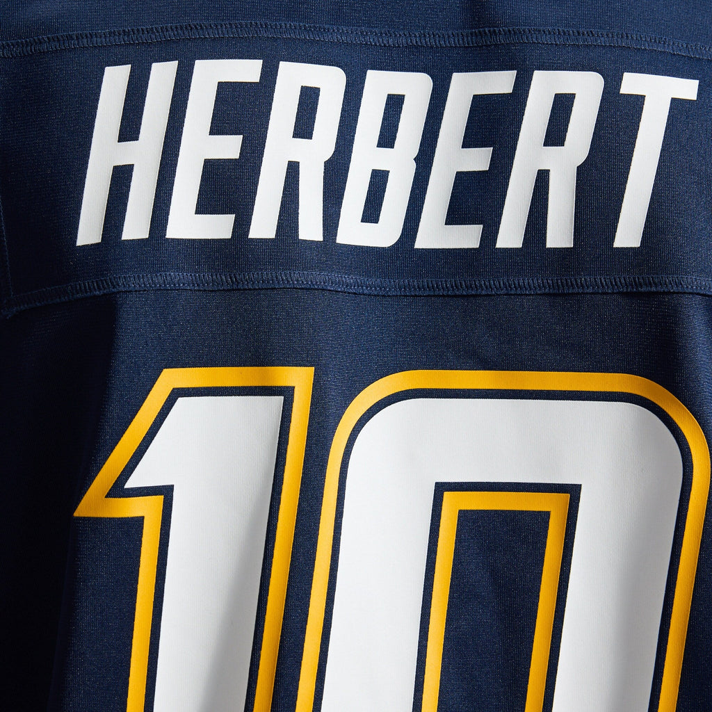 Los Angeles Chargers Justin Herbert Nike Navy Alternate Super Chargers Game Player Jersey