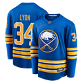 Buffalo Sabres Alex Lyon Fanatics Royal Home Breakaway Jersey