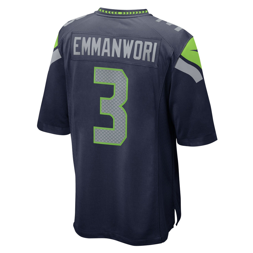Seattle Seahawks Nick Emmanwori Nike College Navy Team Game Jersey