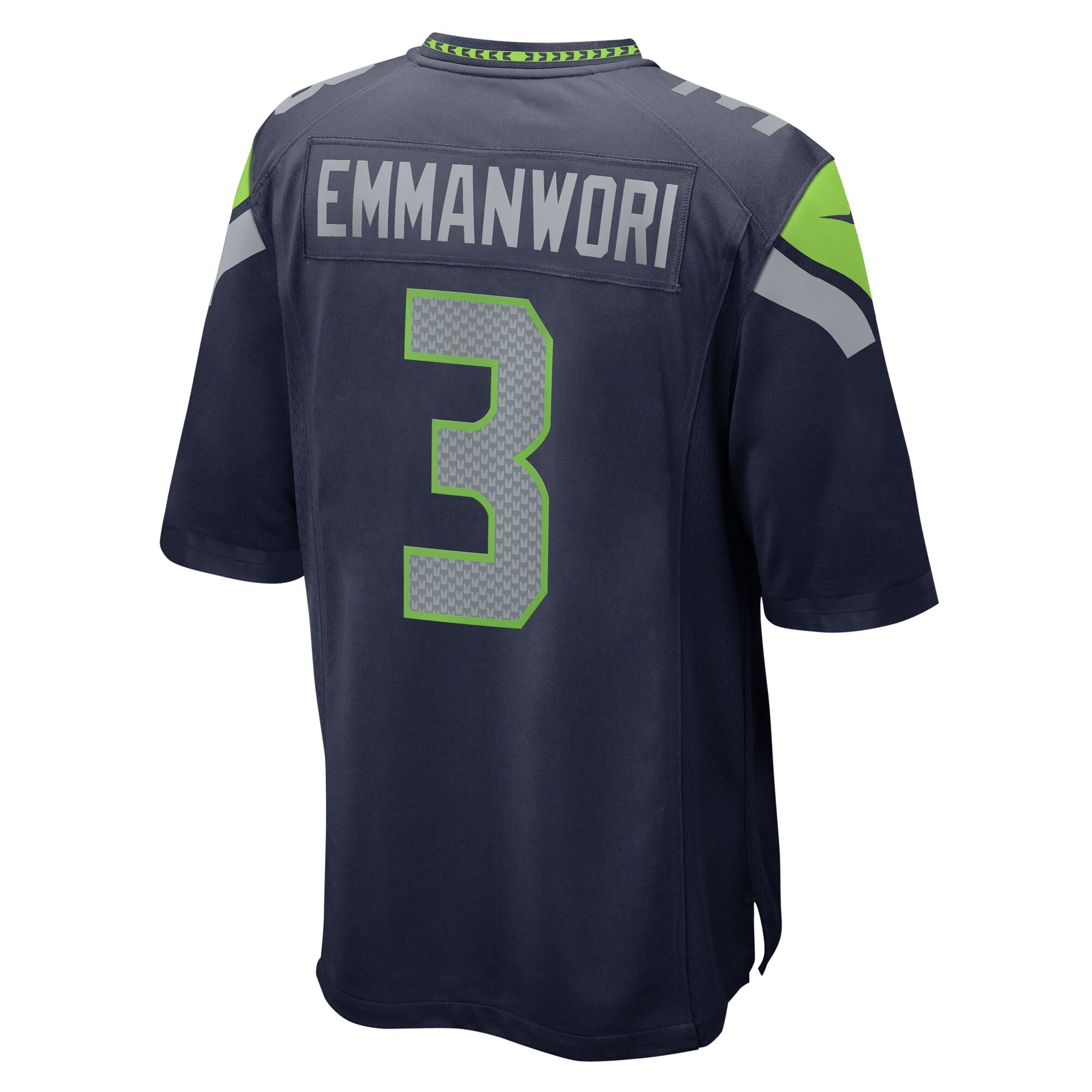 Seattle Seahawks Nick Emmanwori Nike College Navy Team Game Jersey