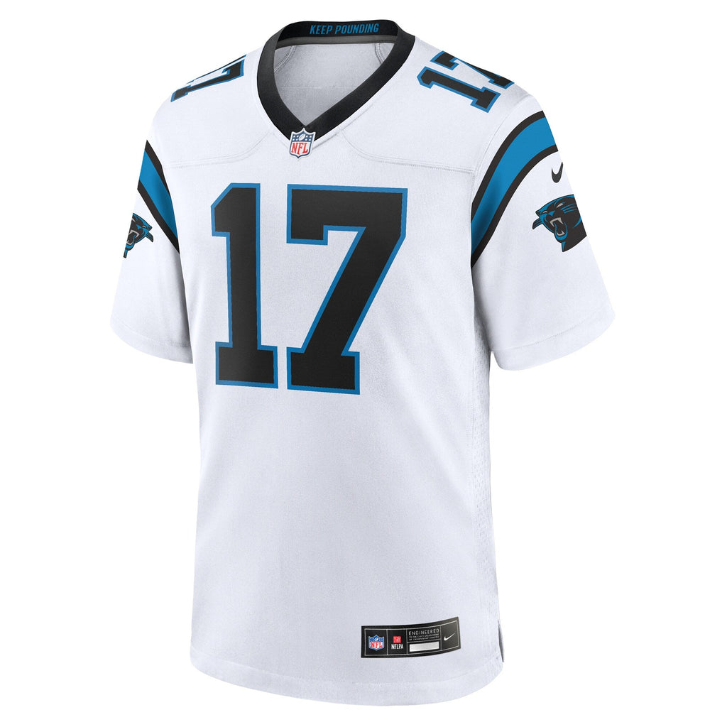 Carolina Panthers Xavier Legette Nike White Game Jersey