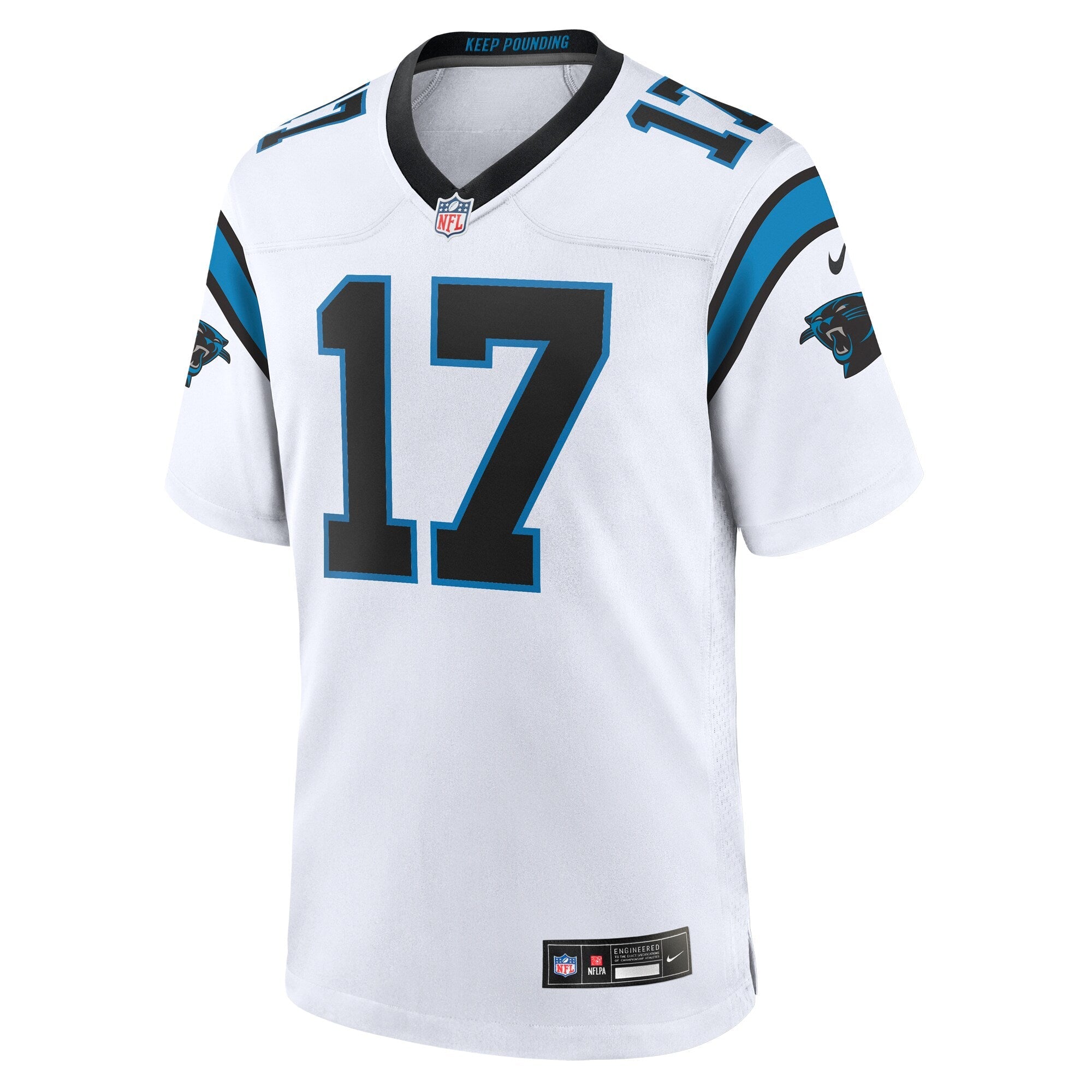 Carolina Panthers Xavier Legette Nike White Game Jersey