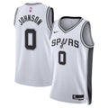 San Antonio Spurs Nike Association Edition Swingman Jersey - White - Keldon Johnson
