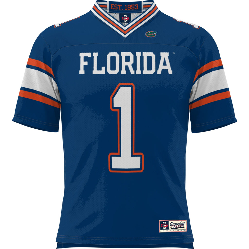GameDay Greats #1 Royal Florida Gators Football Jersey