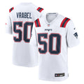 New England Patriots Mike Vrabel Nike White Retired Player Game Jersey