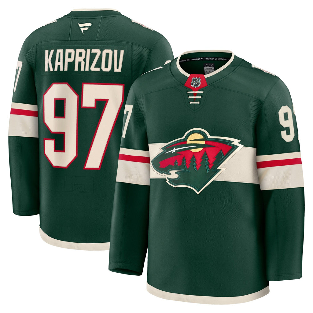 Minnesota Wild Kirill Kaprizov Fanatics Green Home Premium Jersey