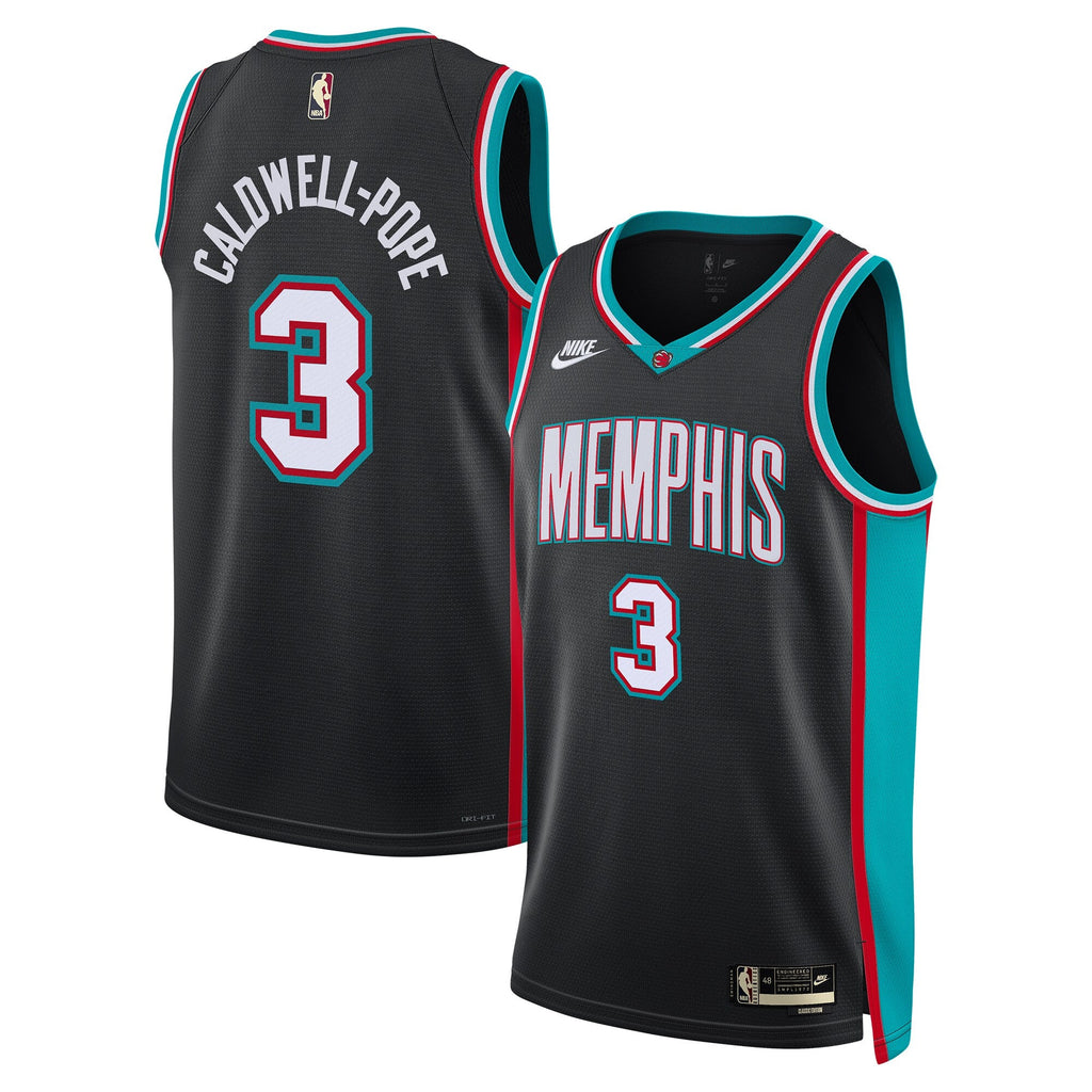 Memphis Grizzlies Nike Classic Edition Jersey - Black - Kentavious Caldwell-Pope