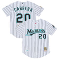 Florida Marlins Miguel Cabrera Mitchell & Ness White 2003 Cooperstown Collection Authentic Jersey