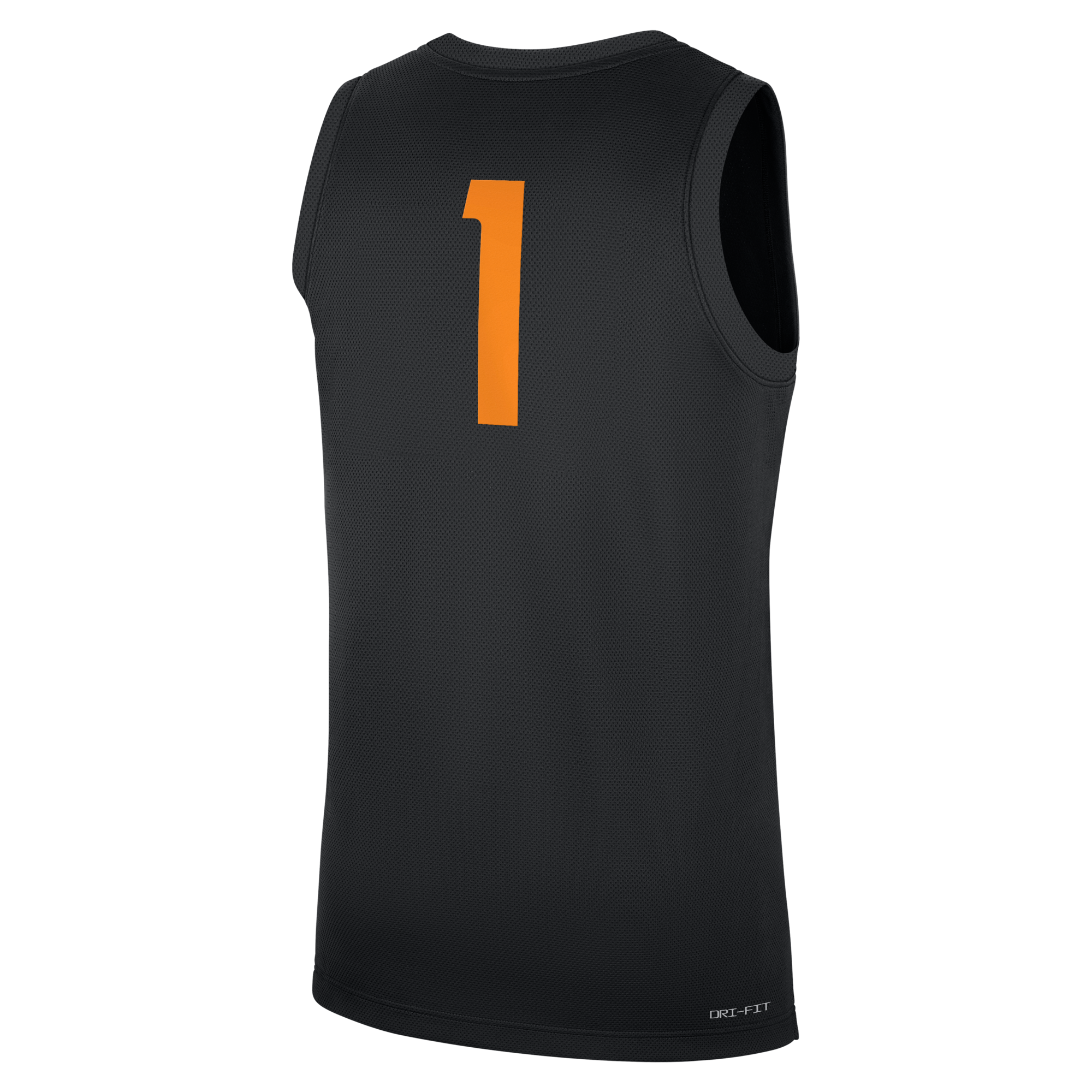 Nike Black Tennessee Volunteers #1 Replica Basketball Jersey
