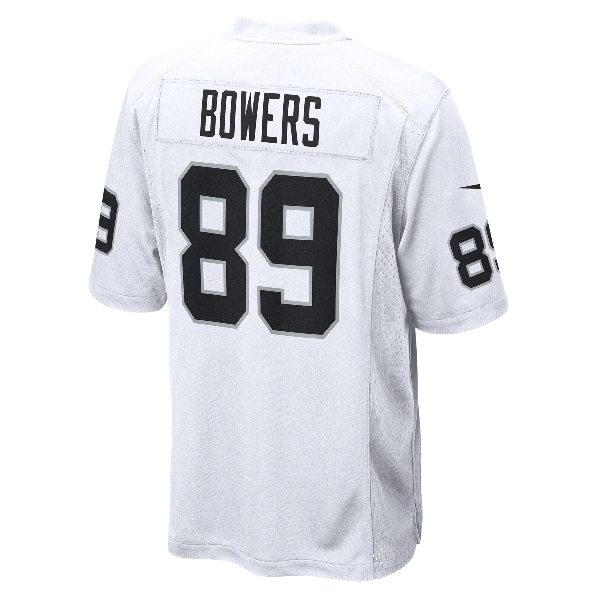 Las Vegas Raiders Brock Bowers Nike White Game Jersey