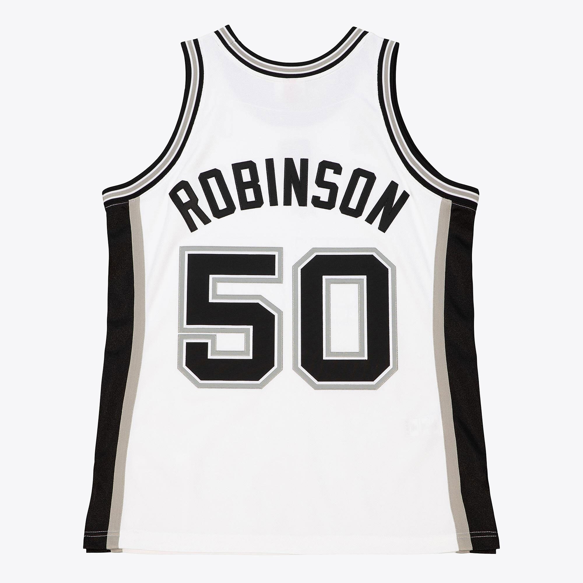 San Antonio Spurs Mitchell & Ness David Robinson 2002 Home Finals Authentic Jersey - White