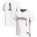 GameDay Greats #1 White LSU Tigers Lightweight Baseball Jersey
